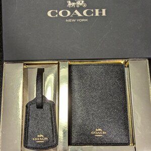 COACH Luggage Tag and Passport Holder NIB